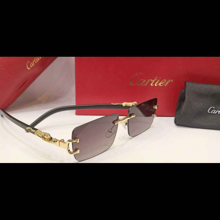 Cartier Rimless Panther Sunglasses